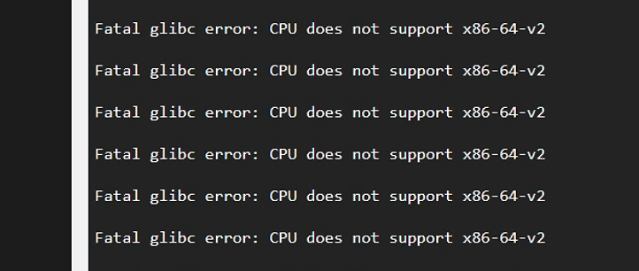 飞牛 CPU 不兼容